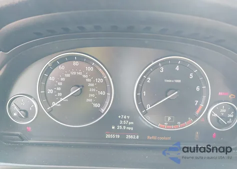 2012 BMW 528I xDrive z USA, uszkodzony, nr VIN WBAXH5C52CDW03490